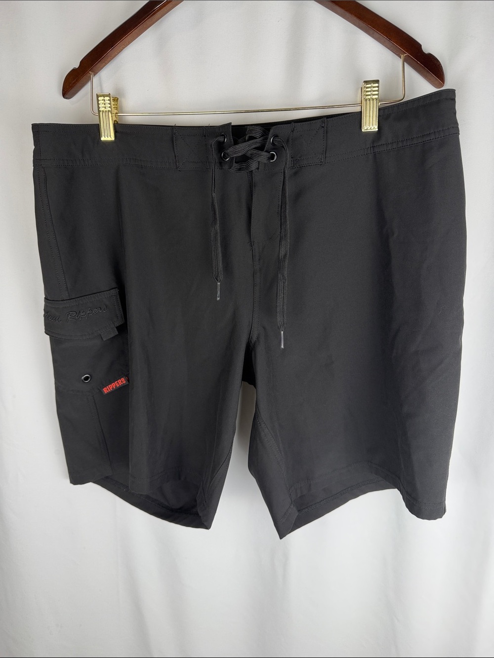 Maui Rippers 9” Black Women’s Boardshorts - Size 12